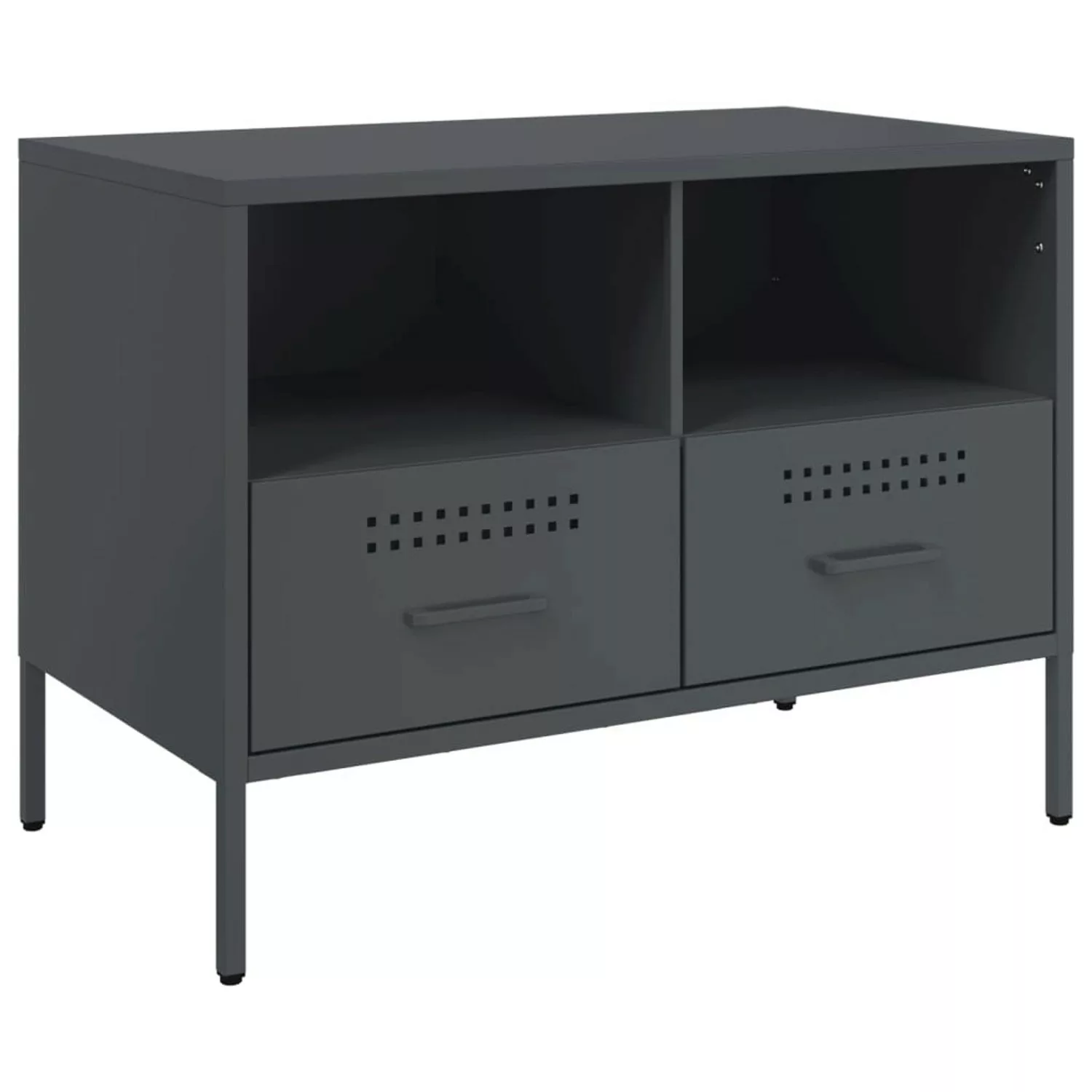 vidaXL TV-Schrank TV-Schrank Anthrazit 68x39x50,5 cm Stahl (1-St) günstig online kaufen