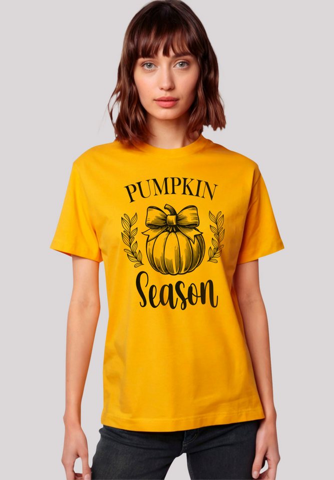 F4NT4STIC T-Shirt Pumpkin Kürbis season Premium Qualität, Halloween, Herbst günstig online kaufen