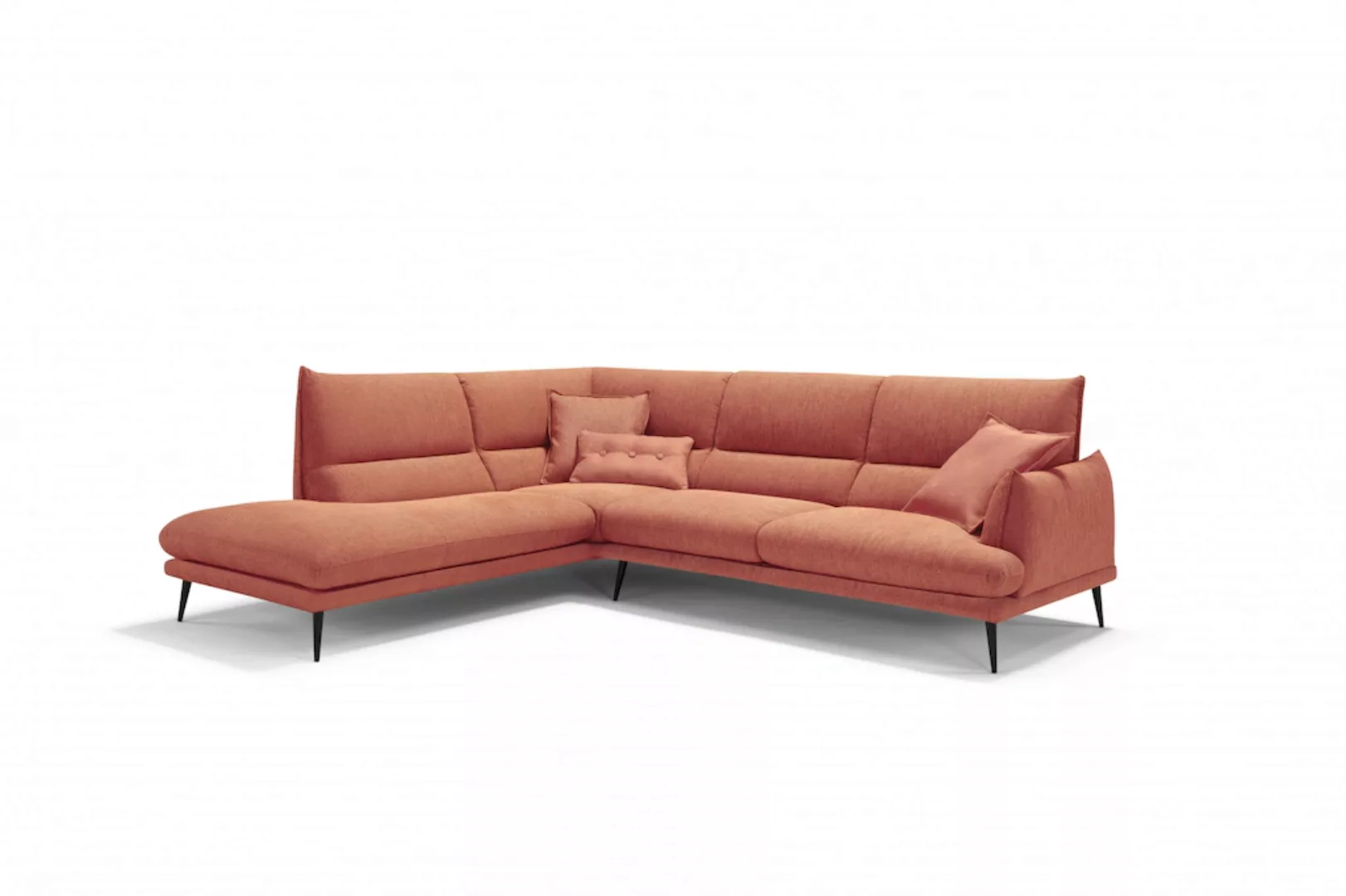 Egoitaliano Ecksofa "FUNNY, hochwertiges und aktuelles Design, bequeme Rück günstig online kaufen