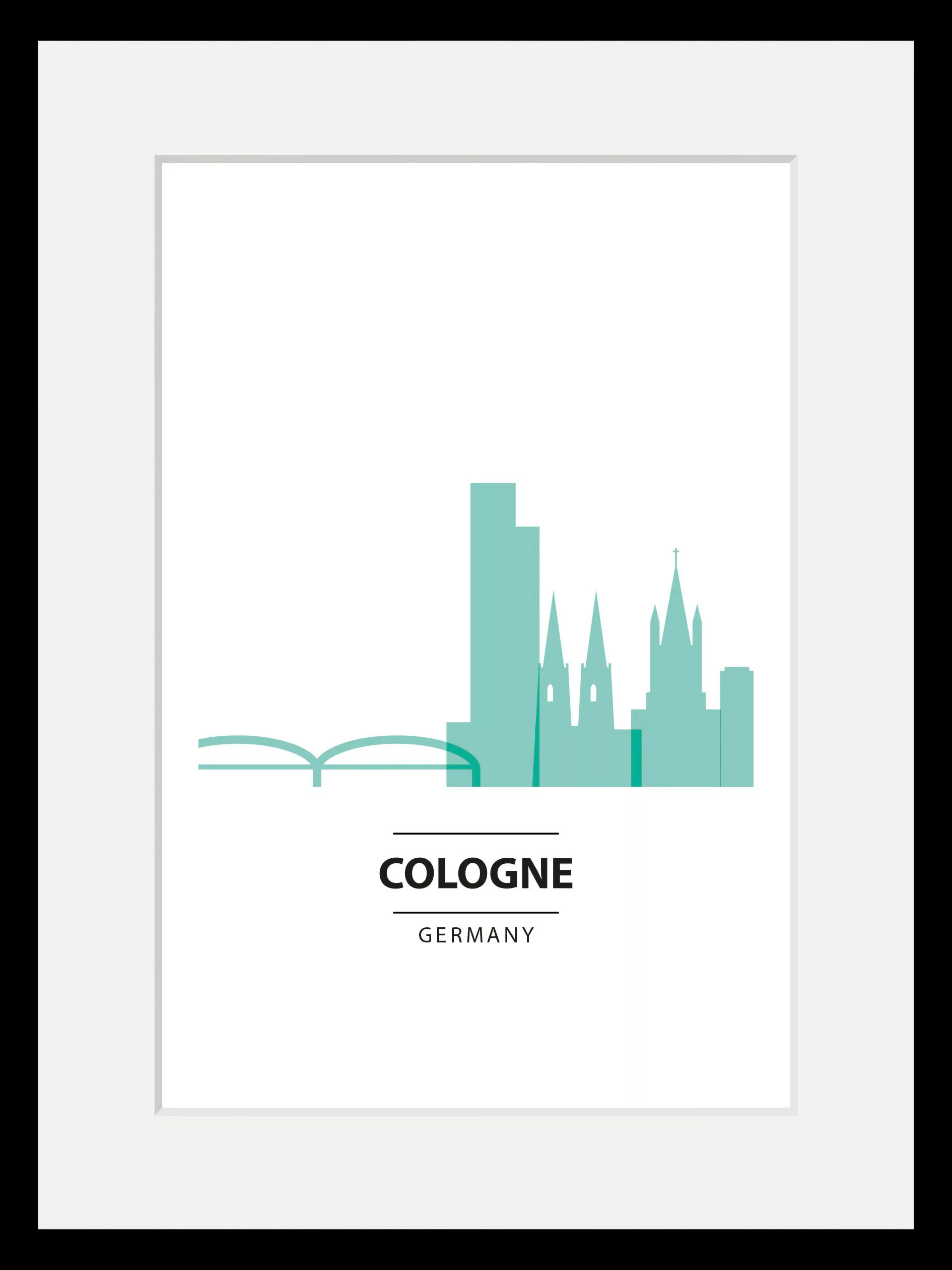 queence Bild "Cologne Color Splash", Städte, (1 St.) günstig online kaufen