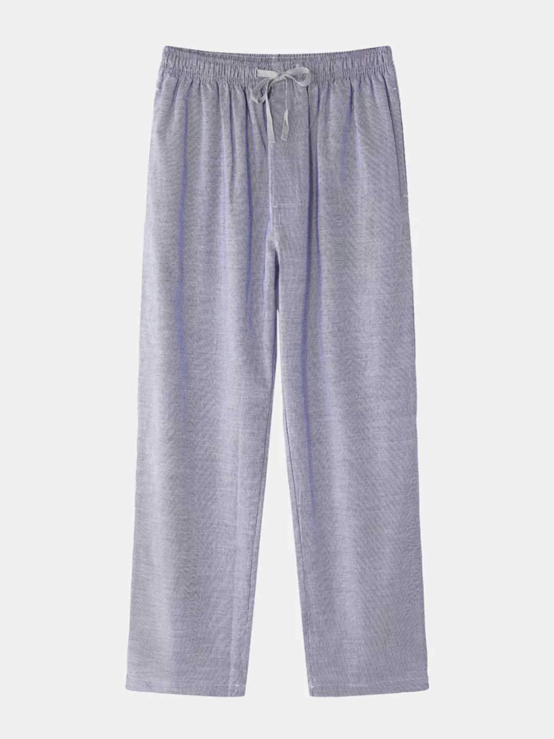 Herren Plain Color Cotton Bequeme Kordelzug Pyjama Hose günstig online kaufen