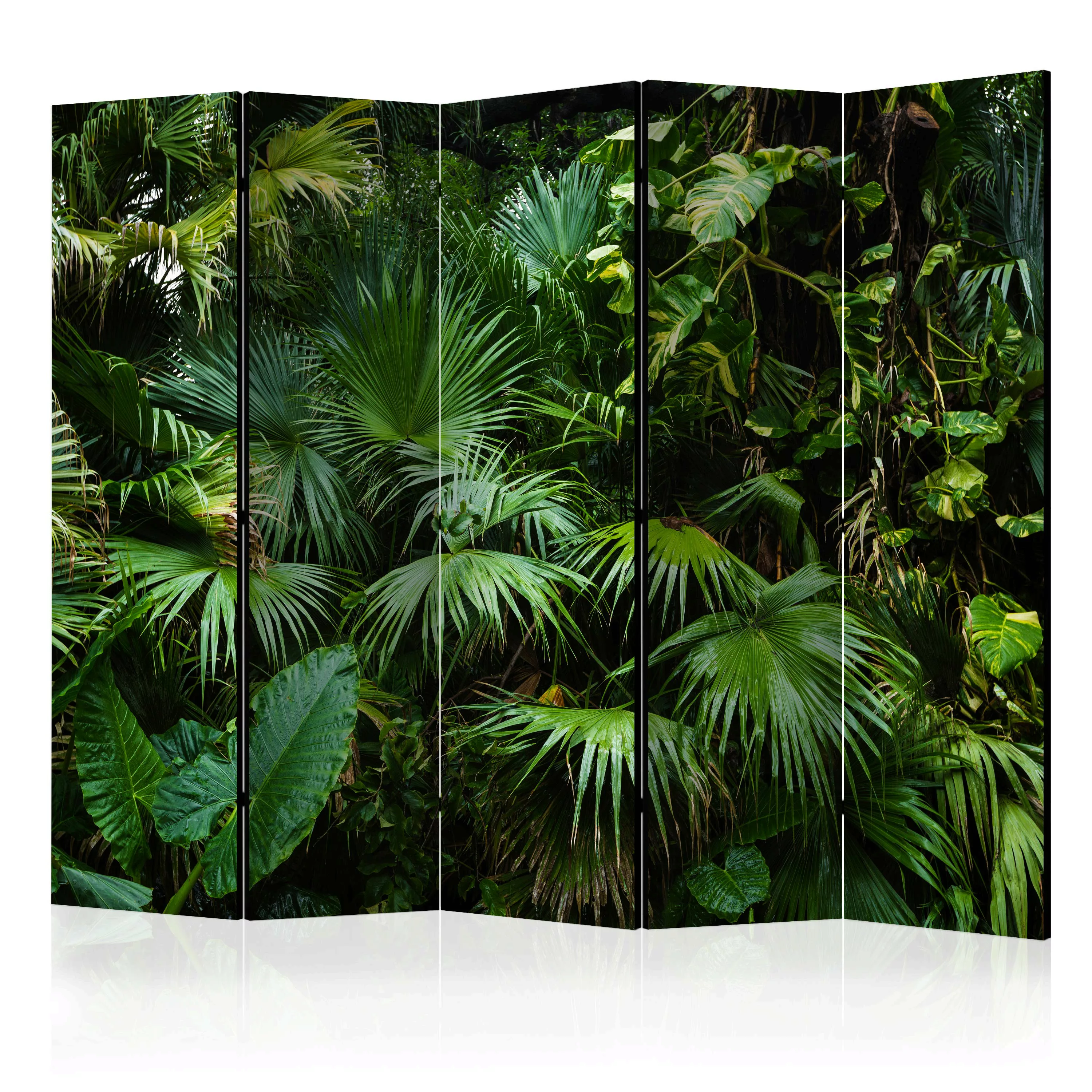 5-teiliges Paravent - Sunny Jungle Ii [room Dividers] günstig online kaufen