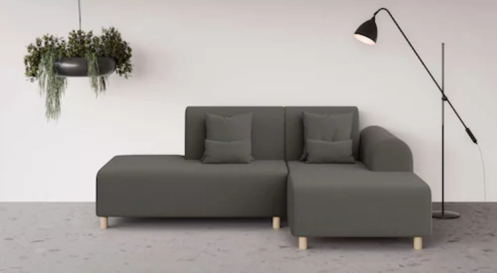 INOSIGN Ecksofa »Suyala«, L-Form mit Hocker günstig online kaufen