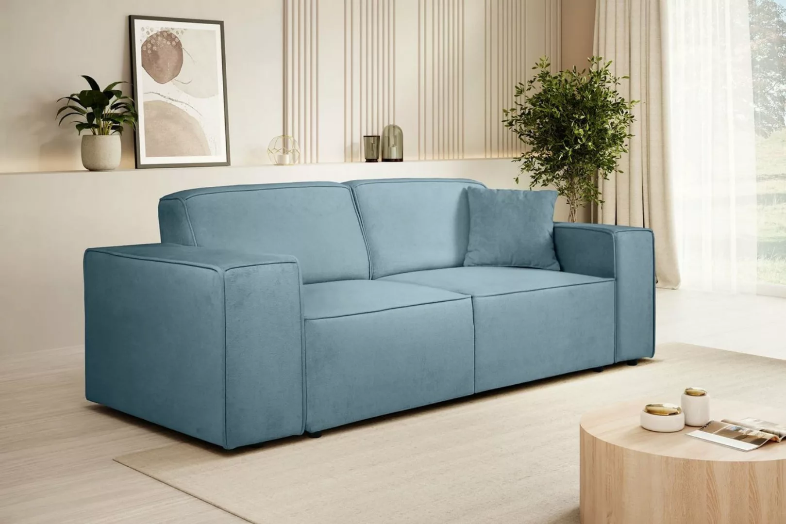 Beautysofa Sofa PEDRO III, 3-Sitzer, ohne Schlaffunktion, Viele Farbvariant günstig online kaufen