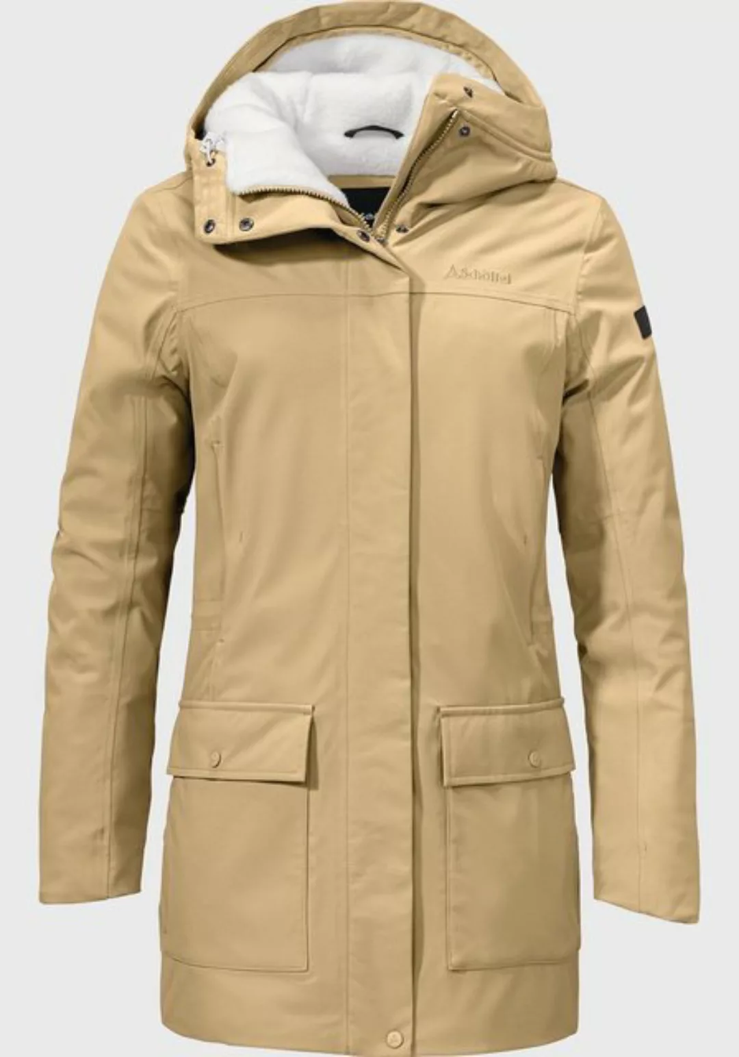 Schöffel Langjacke "Ins. Parka Rotterdam L", mit Kapuze günstig online kaufen