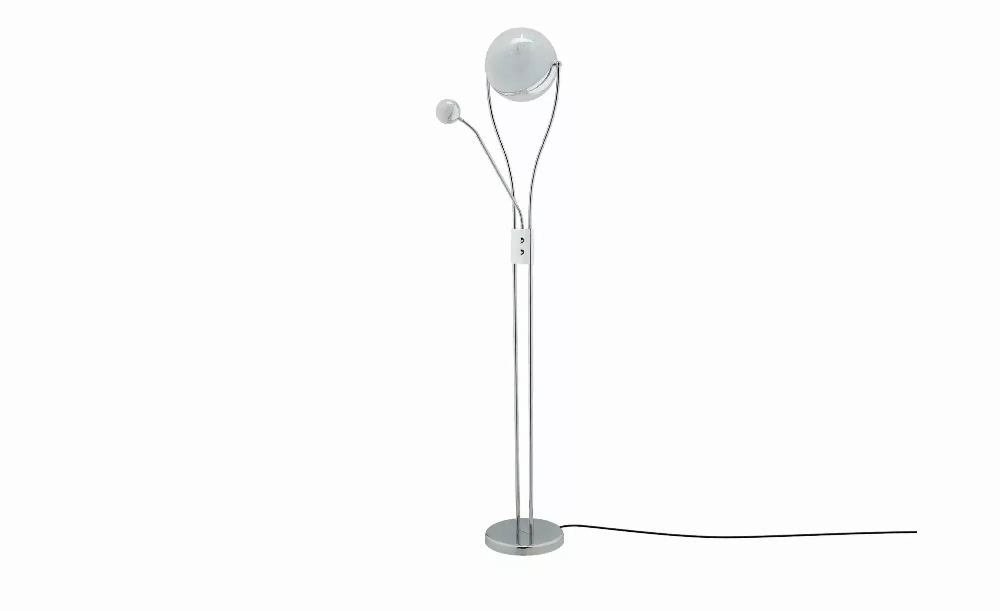 Trio LED-Deckenfluter  2-flammig  chrom   ¦ silber ¦ Maße (cm): H: 180  Ø: günstig online kaufen