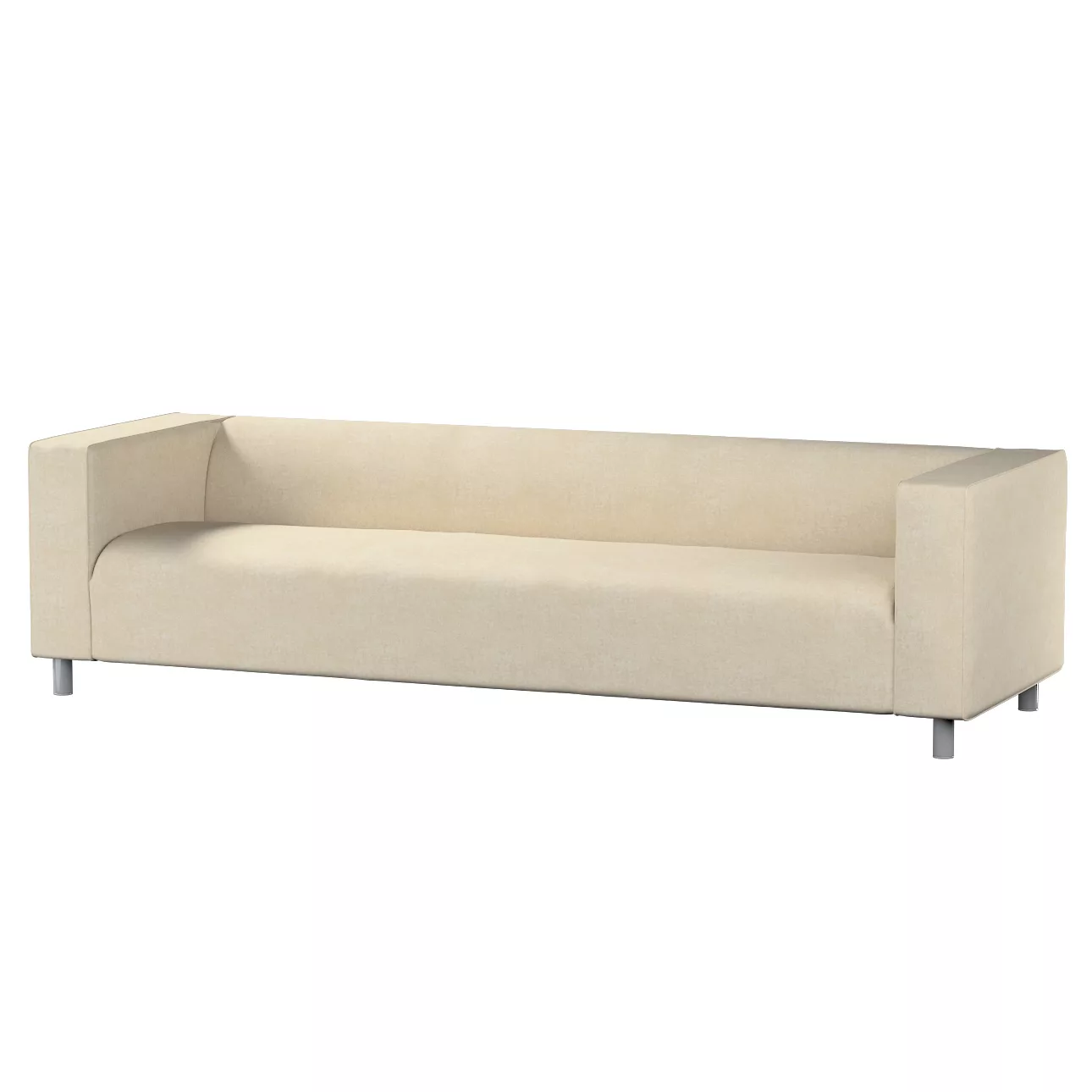 Bezug für Klippan 4-Sitzer Sofa, grau-beige, Bezug für Klippan 4-Sitzer, Ch günstig online kaufen