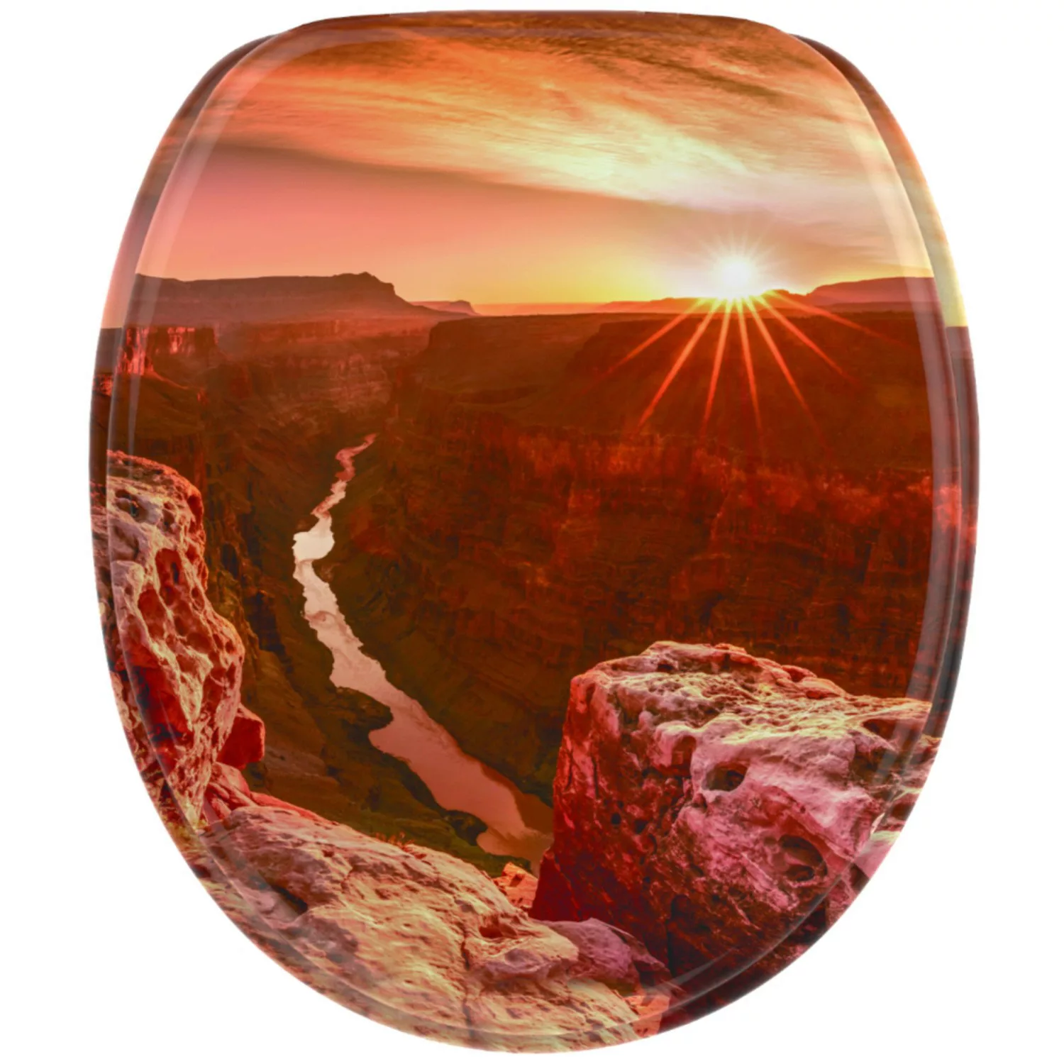 Sanilo WC Sitz mit Absenkautomatik Grand Canyon, Hochwertiger und Stabiler günstig online kaufen