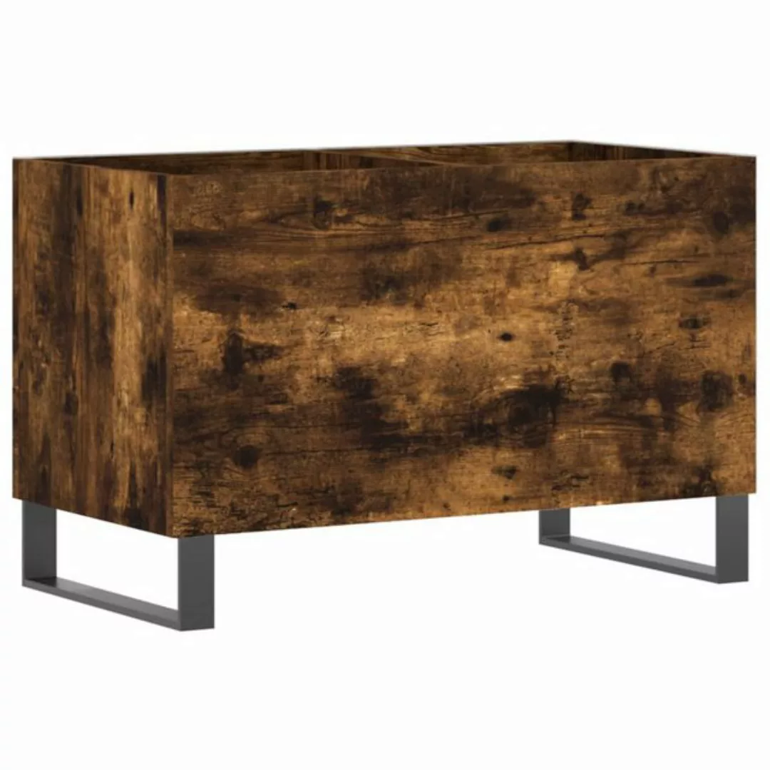 vidaXL Beistellschrank Plattenschrank Räuchereiche 74,5x38x48 cm Holzwerkst günstig online kaufen