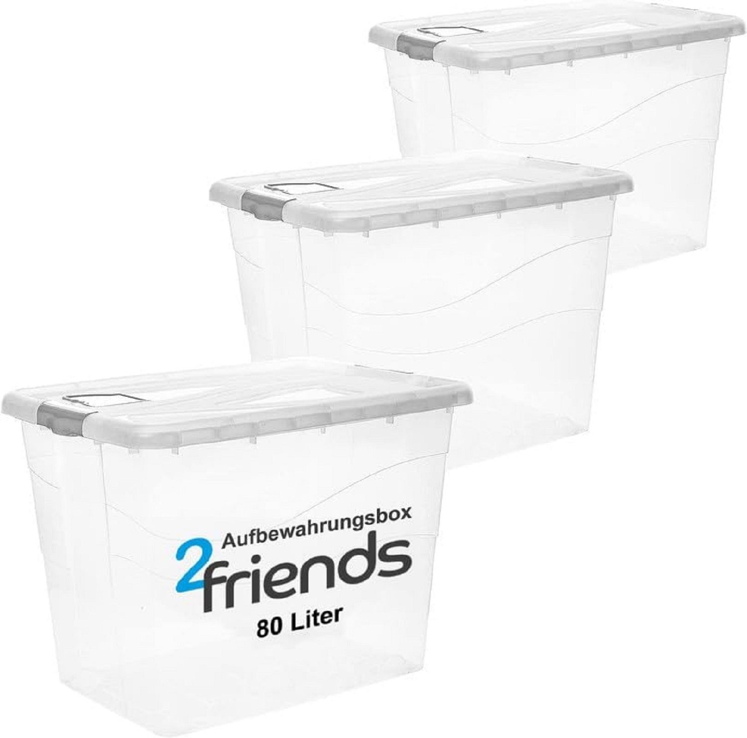 2friends Stapelbox 3er Set Aufbewahrungsbox mit günstig online kaufen