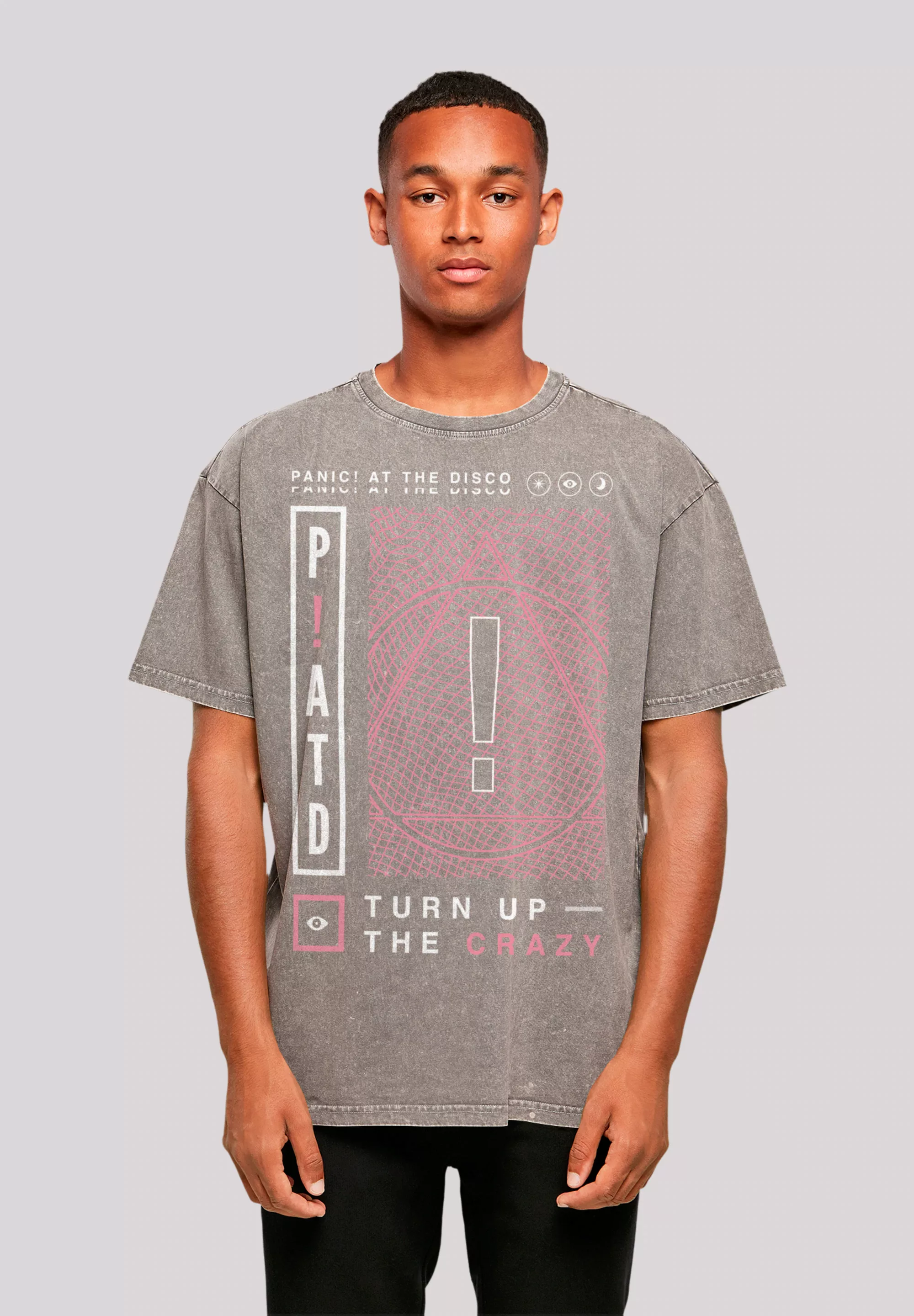 F4NT4STIC T-Shirt "Panic At The Disco Turn Up The Crazy", Premium Qualität günstig online kaufen