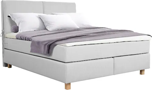 Home affaire Boxspringbett "Nele", inkl. Topper im schlichtem Design günstig online kaufen