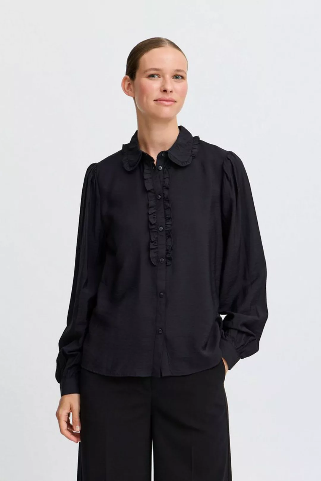 b.young Langarmbluse BYIBINE FRILL SHIRT modische Bluse günstig online kaufen