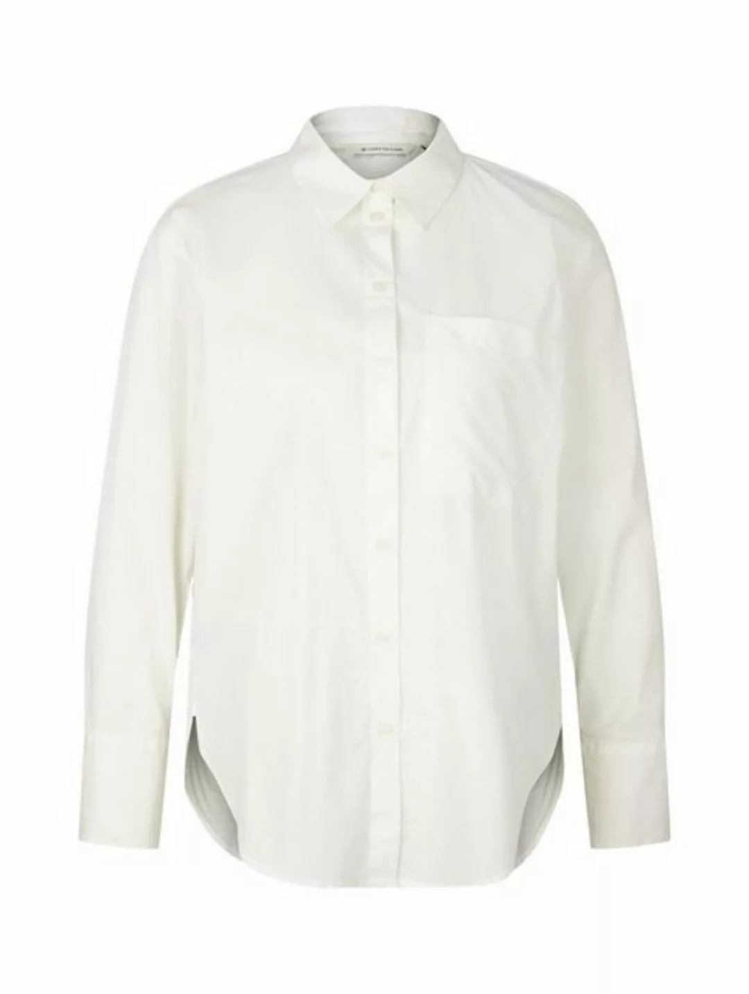 TOM TAILOR Blusenshirt blouse poplin, Whisper White günstig online kaufen