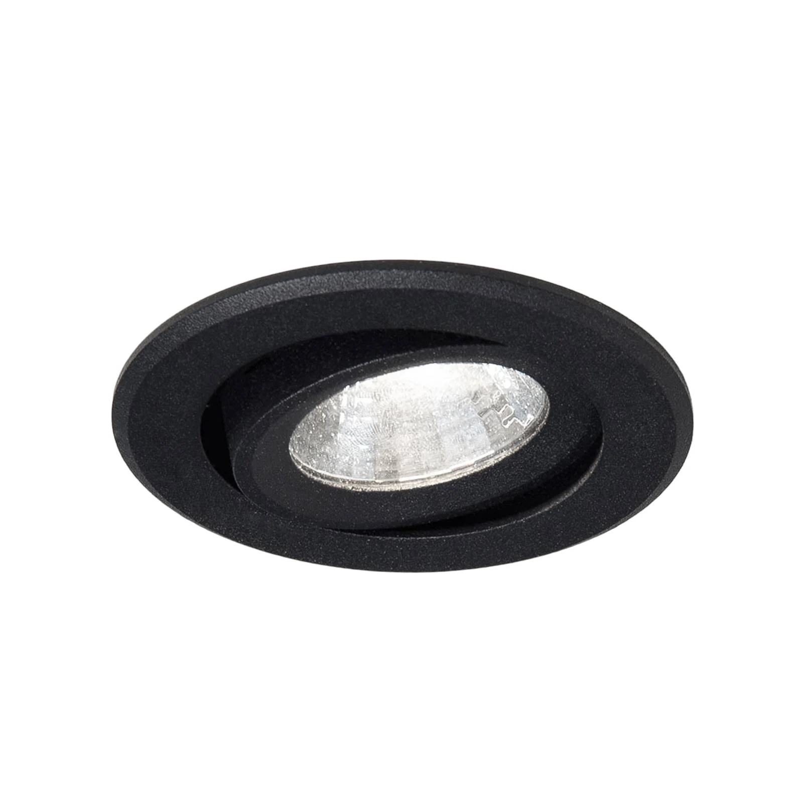 Agon Round LED-Einbaustrahler 3.000K 40° schwarz günstig online kaufen