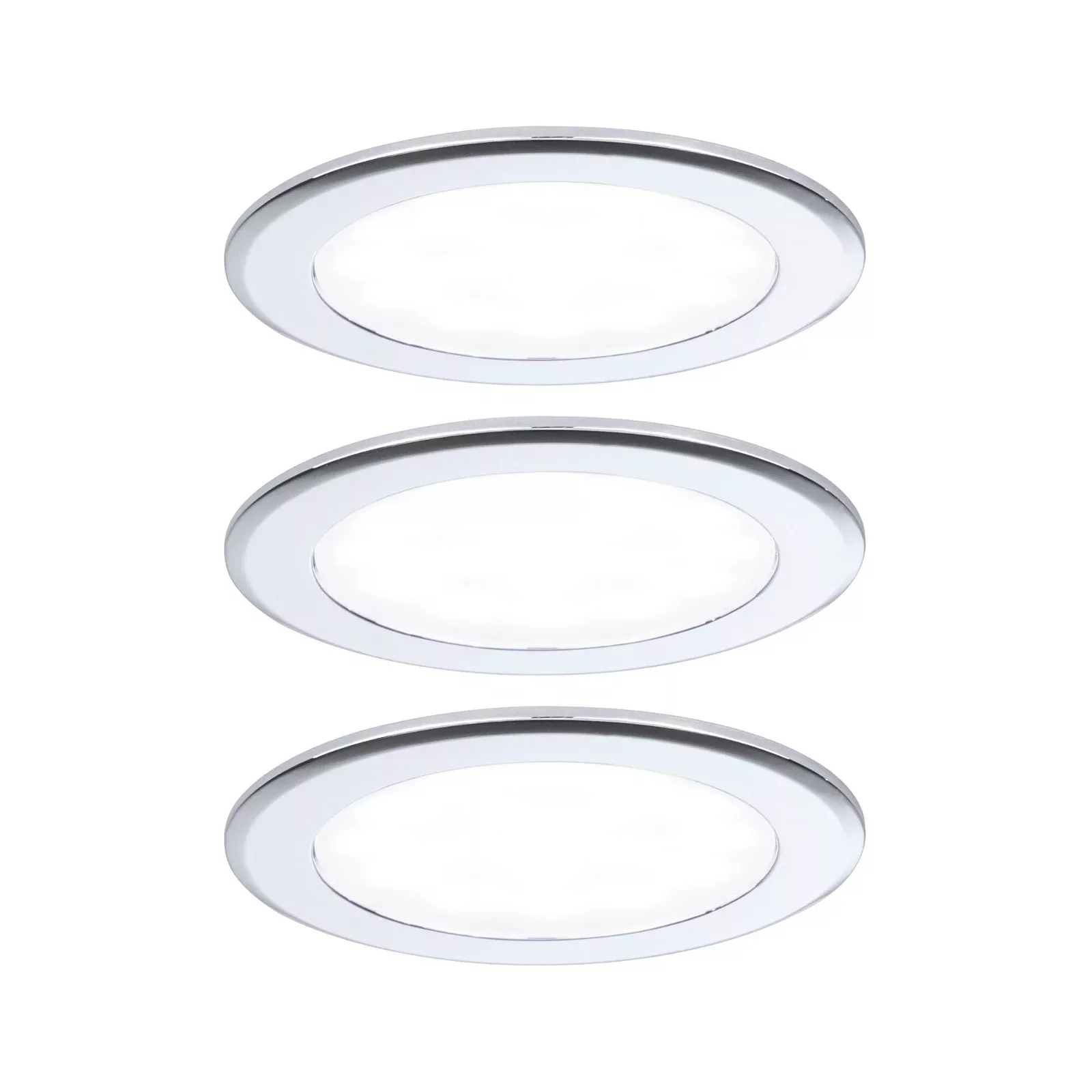 Paulmann "LED Möbeleinbauleuchten 3er-Set rund 65mm 3x2,5W 3x180lm 230/12V günstig online kaufen