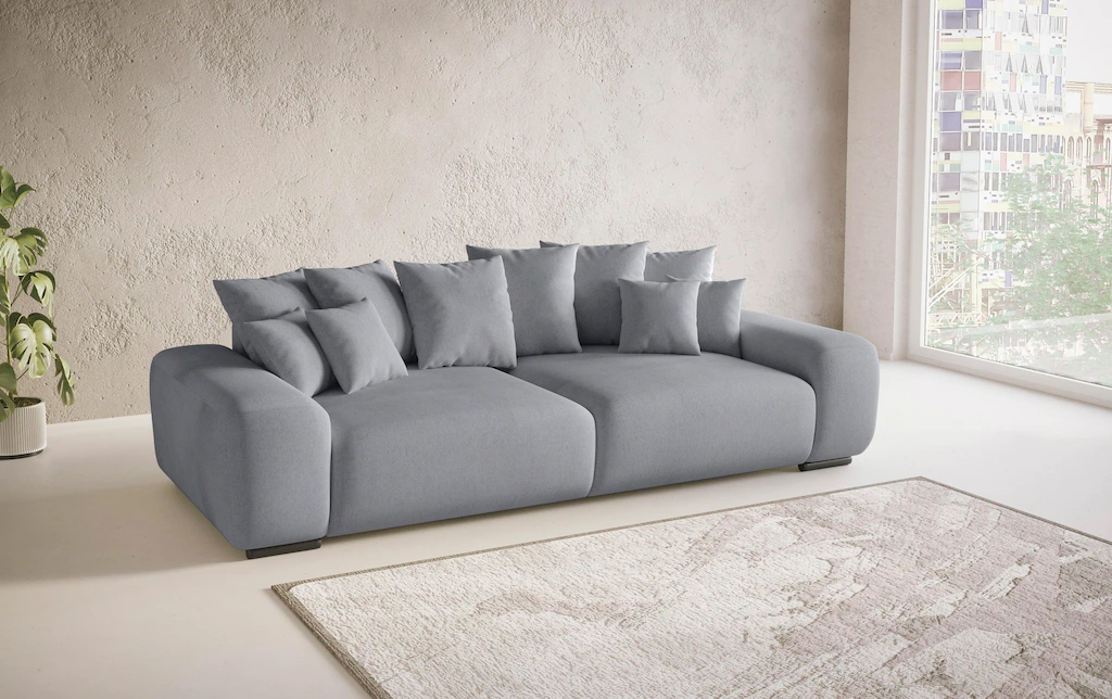 Home affaire Big-Sofa Glamour II, Dauerschläfer mit EasyBett-Schlaffunktion günstig online kaufen