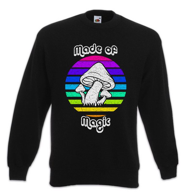 Urban Backwoods Sweatshirt Mushroom Rainbow Sweatshirt Vegetararian Vegan P günstig online kaufen