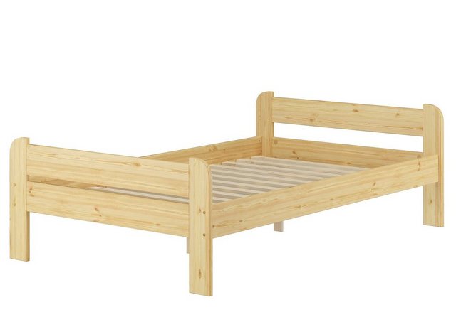 ERST-HOLZ Bett Massivholzbett Einzelbett robustes breites 120x200 Kiefer Ec günstig online kaufen