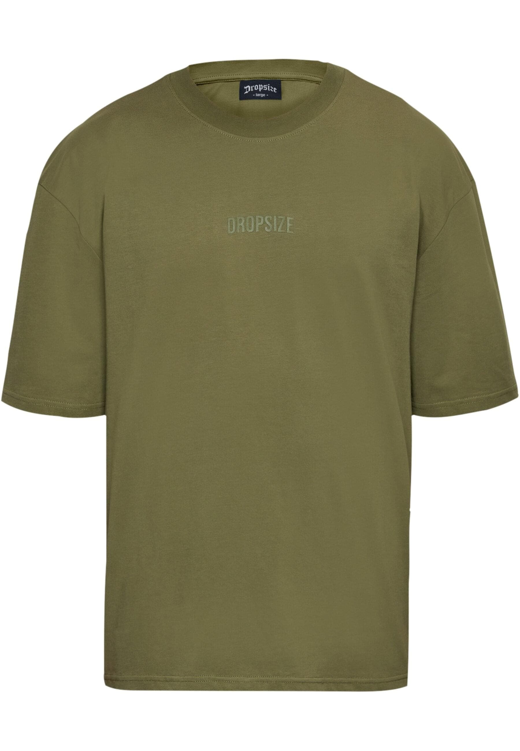 Dropsize T-Shirt "Dropsize Herren Heavy Oversize Curved Hd Logo T-Shirt", ( günstig online kaufen
