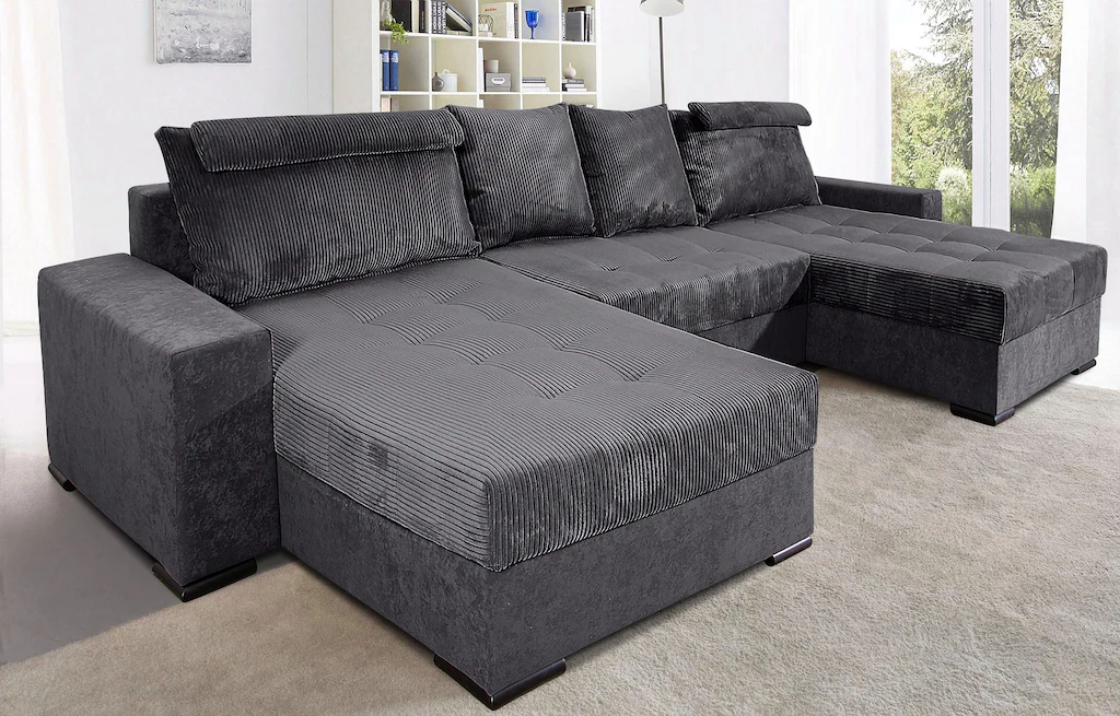 COLLECTION AB Wohnlandschaft "XXXL-Josy Relax U-Form Breite 352 cm, mit 2 g günstig online kaufen