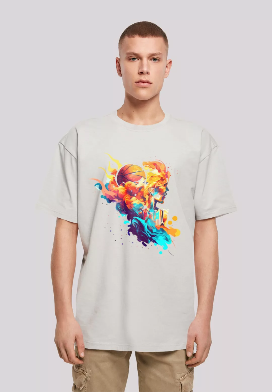 F4NT4STIC T-Shirt "Basketball Sport Player OVERSIZE TEE", Print günstig online kaufen