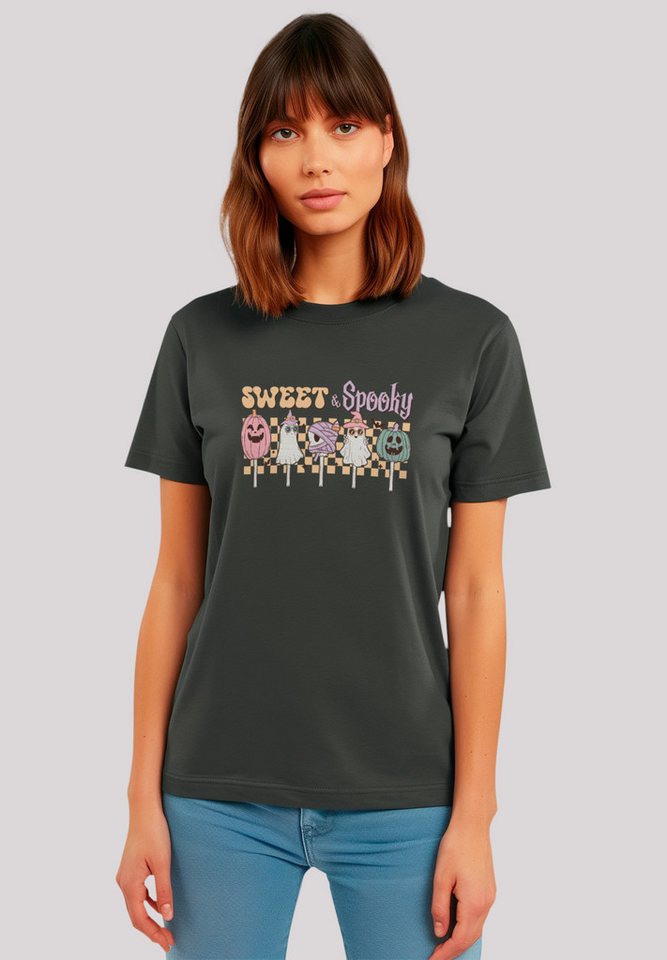 F4NT4STIC T-Shirt Retro Halloween Sweet & Spooky Premium Qualität, Hallowee günstig online kaufen