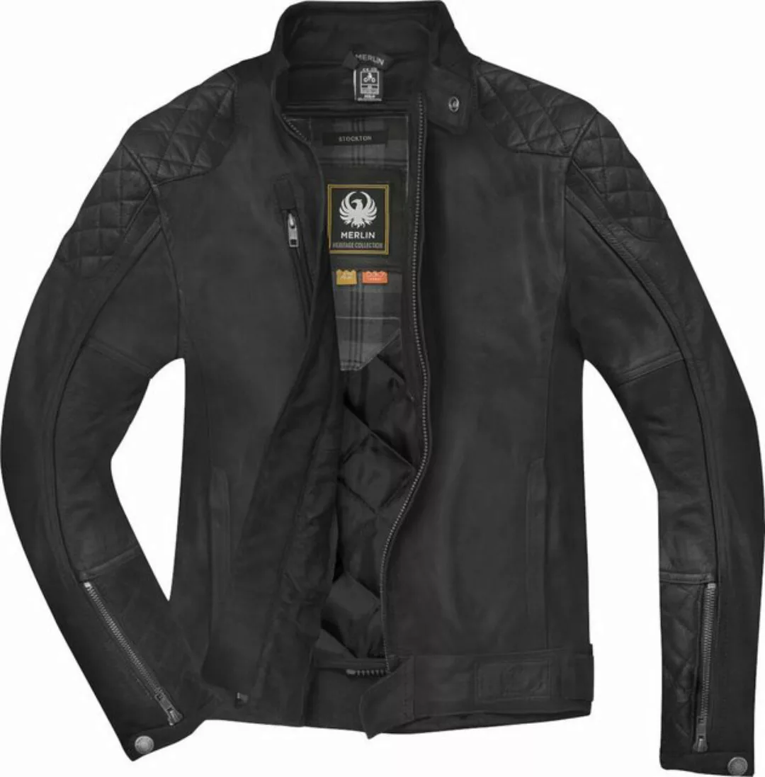 Merlin Motorradjacke Stockton Motorrad Lederjacke günstig online kaufen