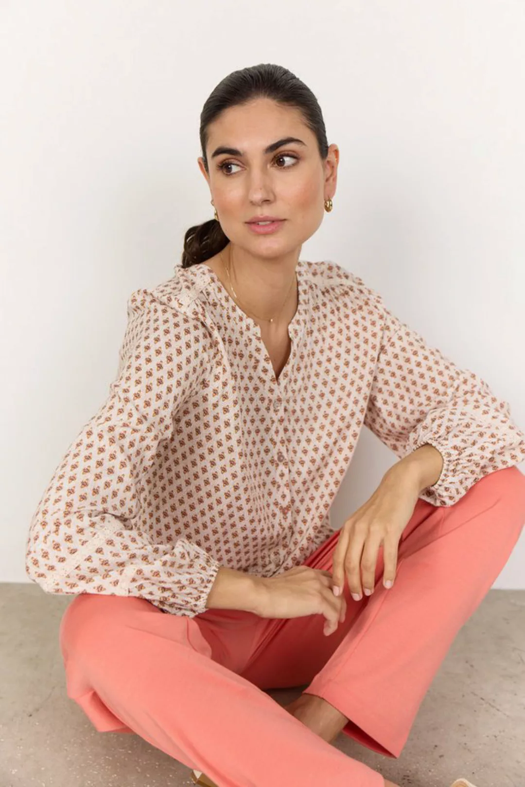 soyaconcept Klassische Bluse Soyaconcept Bluse SC-Pakize in Peach Pink (1-t günstig online kaufen