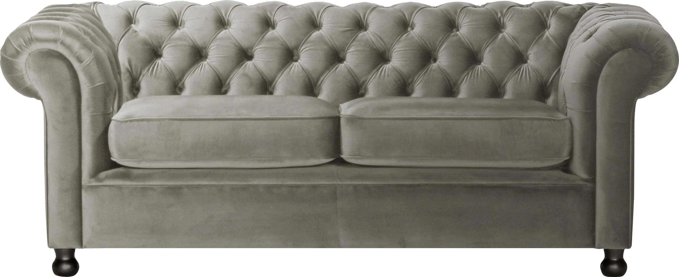 Home affaire Chesterfield-Sofa "Chesterfield Home 3-Sitzer B/T/H: 192/87/75 günstig online kaufen