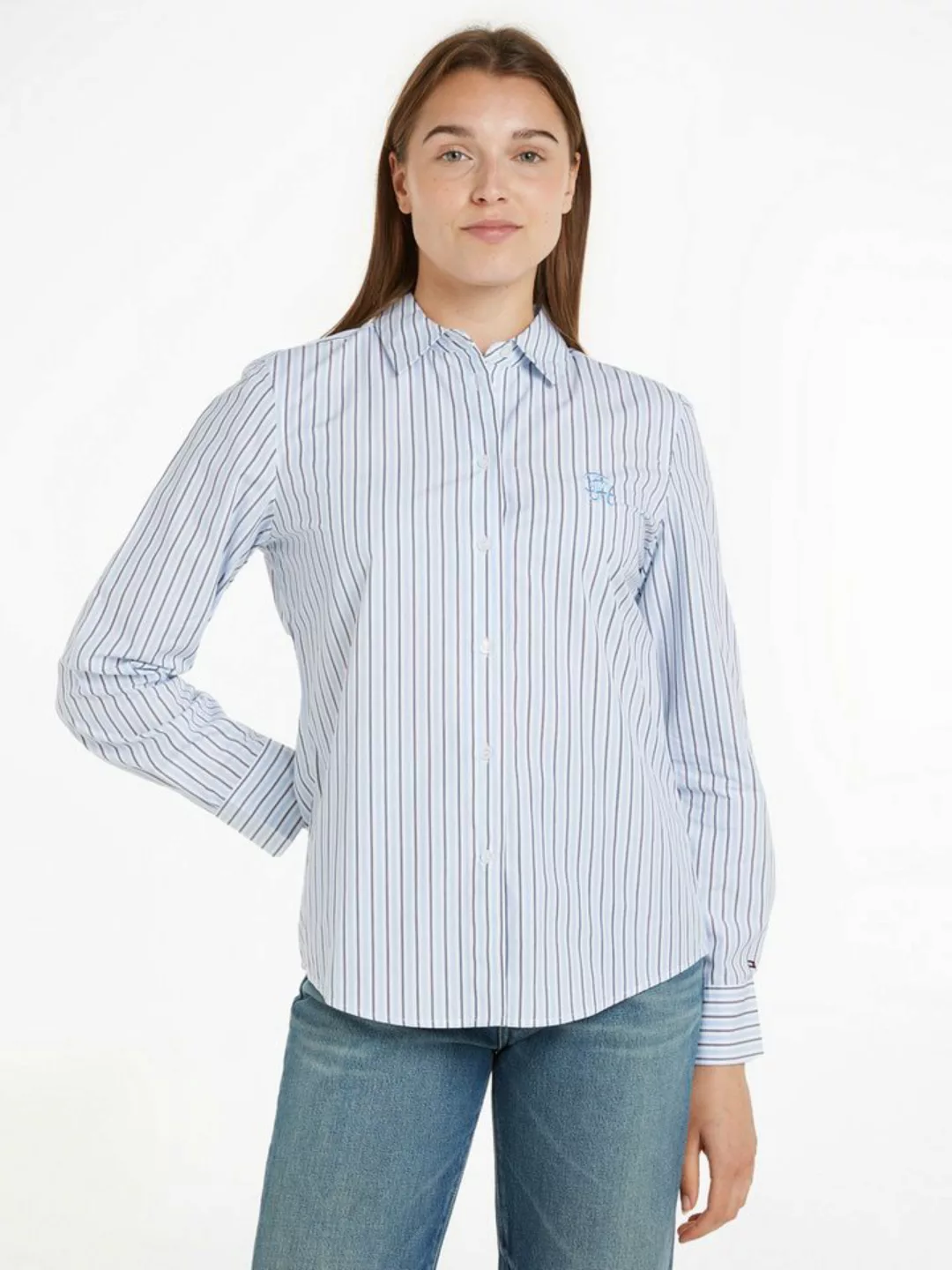 Tommy Hilfiger Hemdbluse STRIPE REGULAR SHIRT mit Streifendessin günstig online kaufen