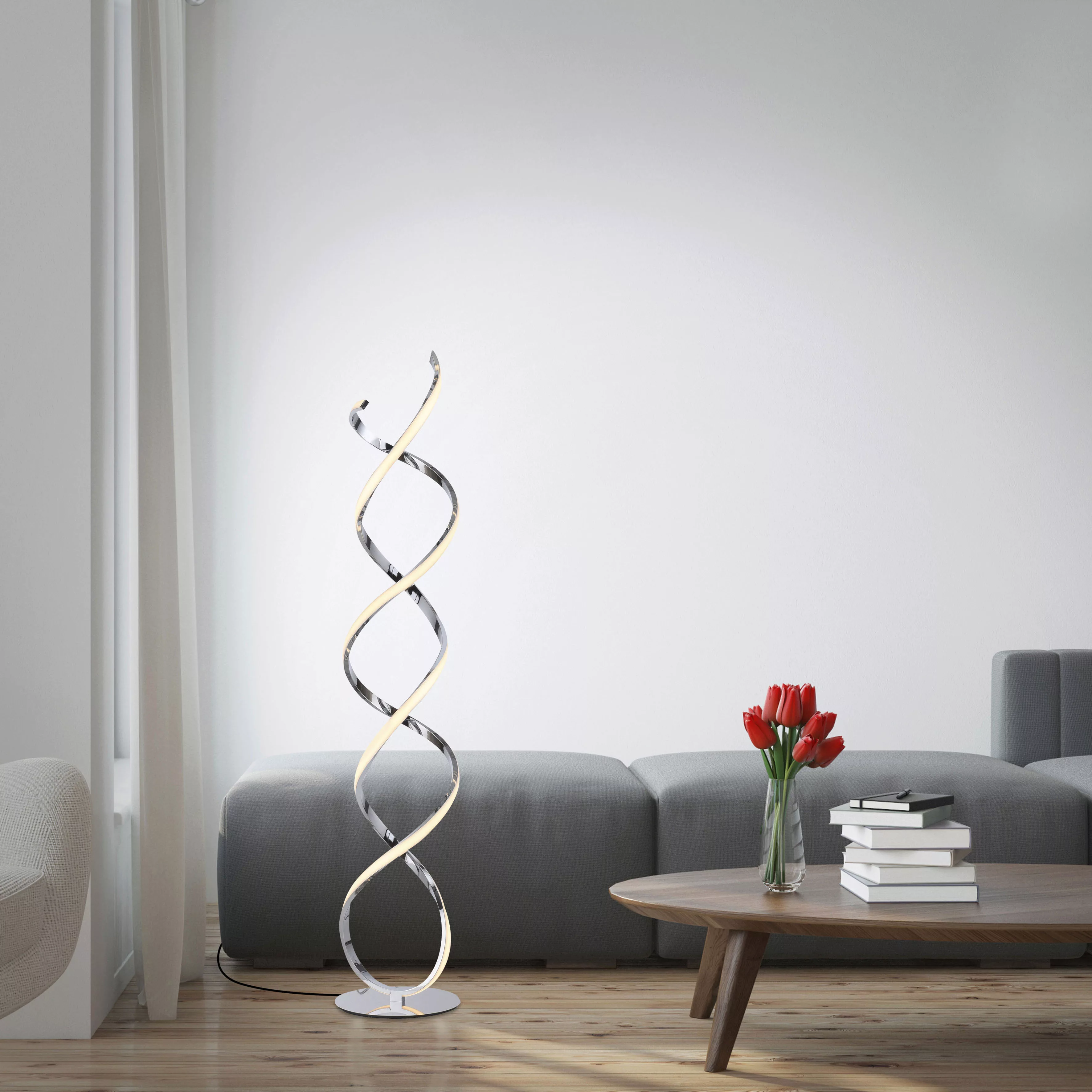 Paul Neuhaus Stehlampe »KIRIBI«, 1 flammig, Leuchtmittel LED-Board   LED fe günstig online kaufen