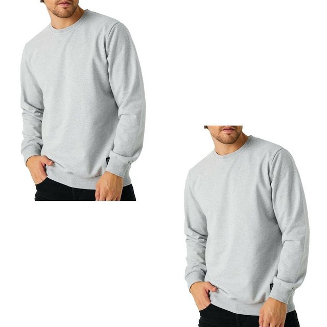 COMEOR Sweatshirt Herren Pullover bequeme Sweater (2-tlg) aus Baumwollmisch günstig online kaufen