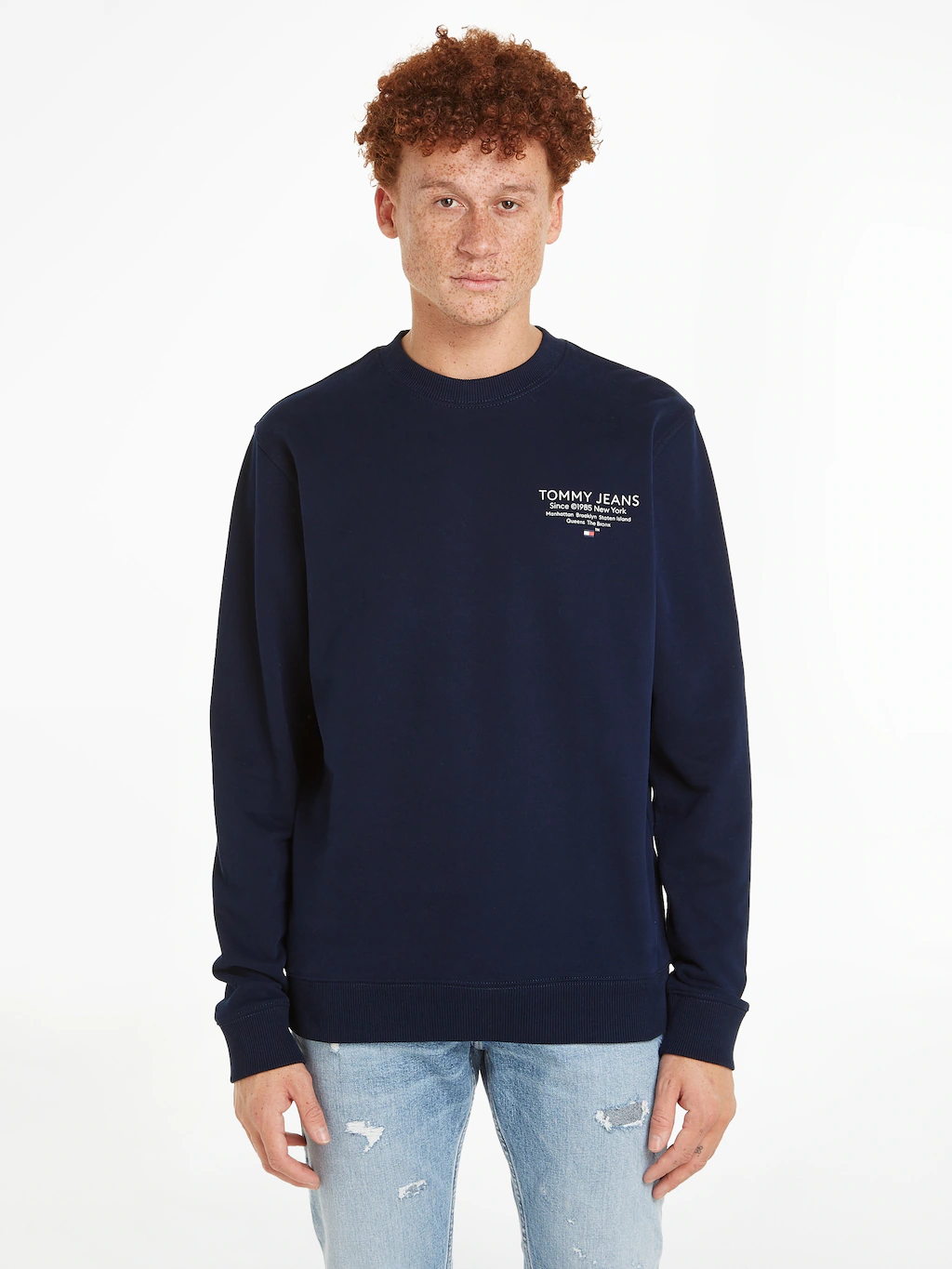 Tommy Jeans Sweatshirt "TJM REG ESSENTIAL GRAPHIC CREW", mit Tommy Jeans Au günstig online kaufen