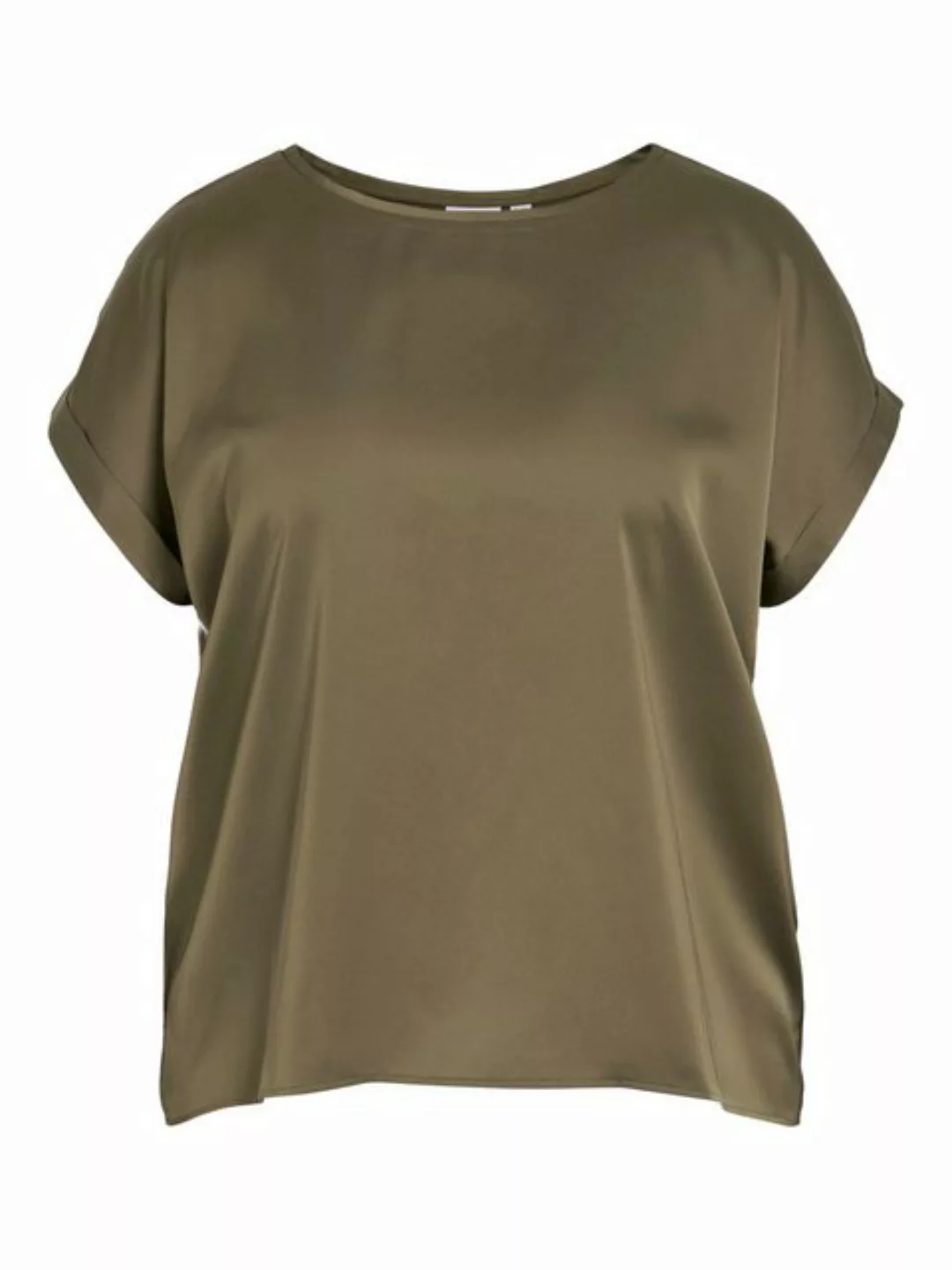 Vila T-Shirt Satin Blusen T-Shirt Plus Size Übergrößen Basic Top VIELLETTE günstig online kaufen