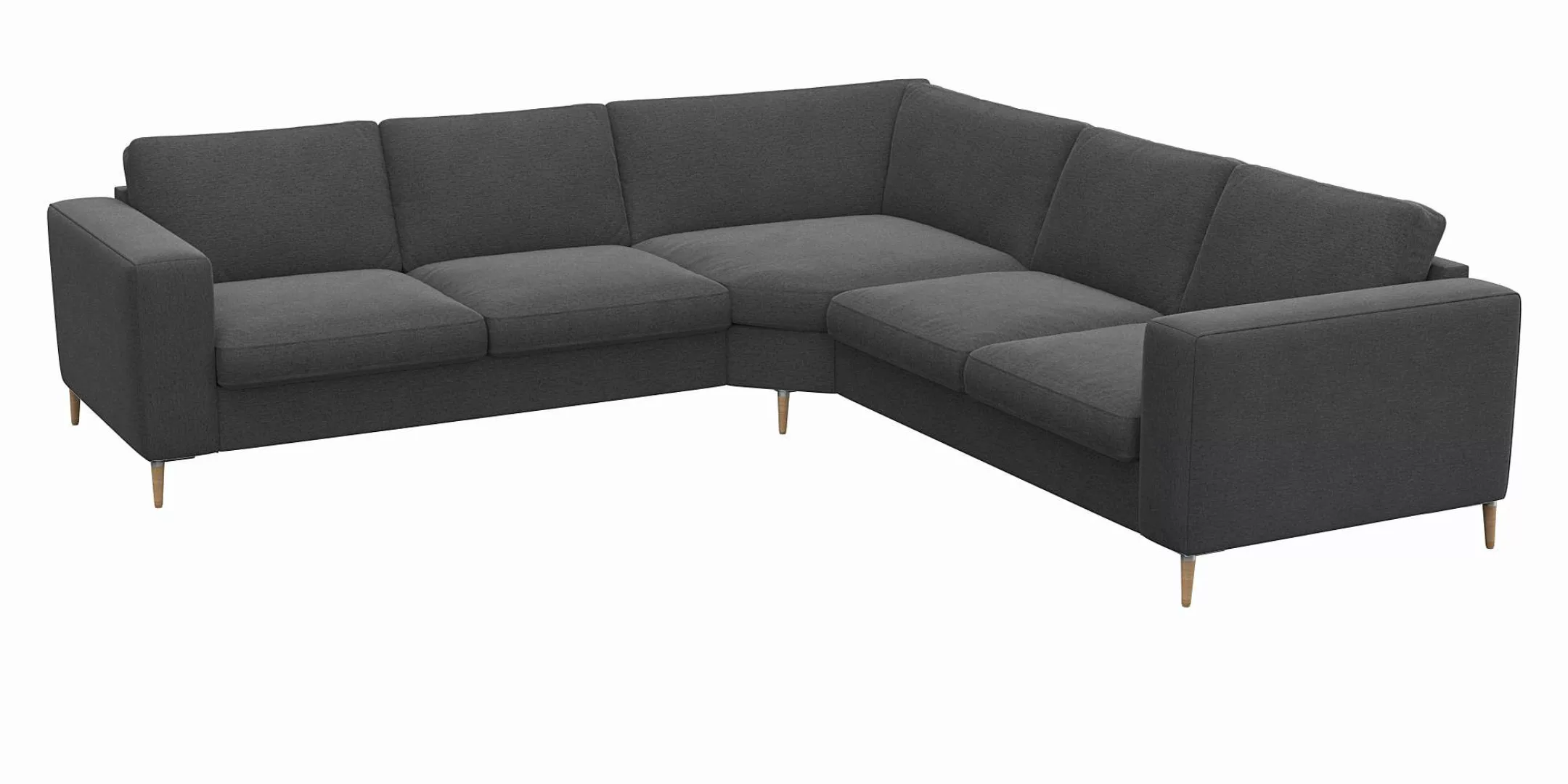 FLEXLUX Ecksofa "Fiore, gleichschenklig, super Sitzkomfort durch Kaltschaum günstig online kaufen