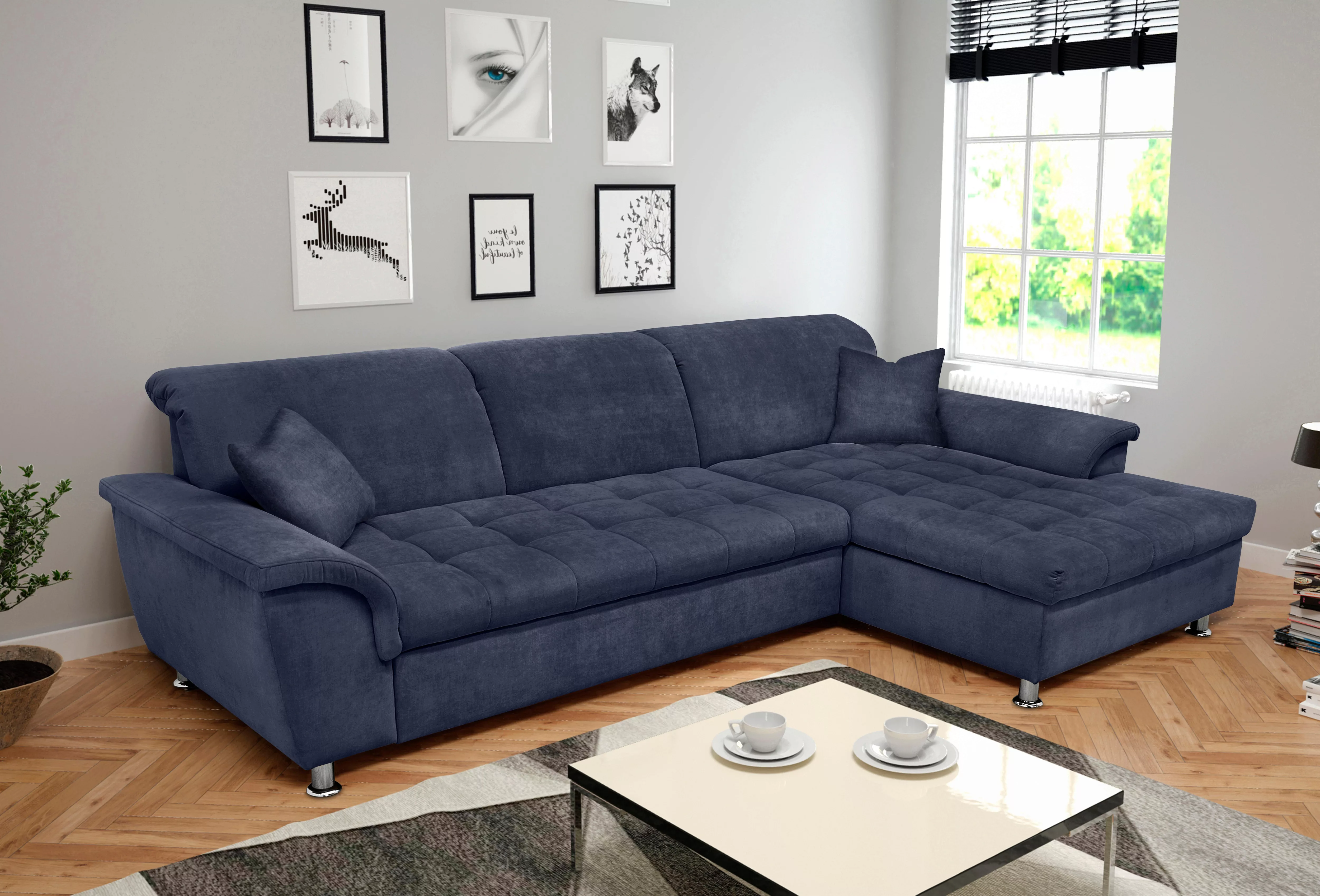 DOMO collection Ecksofa Franzi, wahlweise mit Bettfunktion, Bettkasten und günstig online kaufen