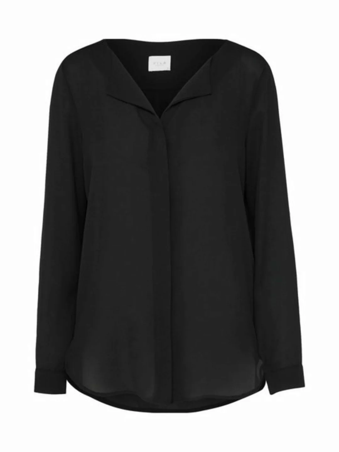 Vila Lucy Langarm Hemd 2XL Black günstig online kaufen