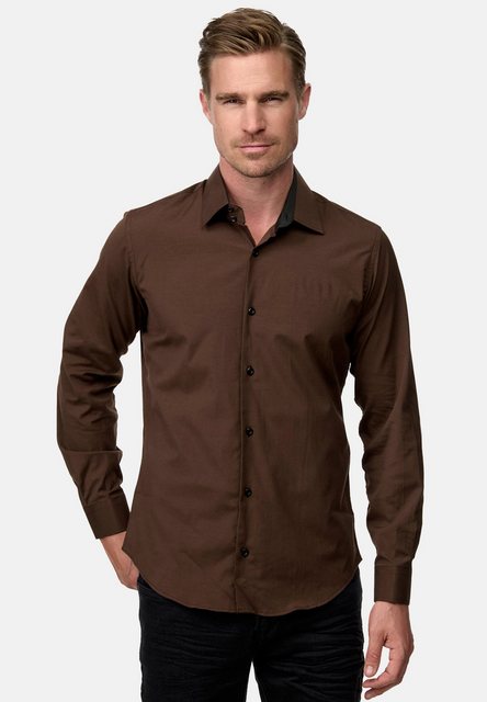 Rusty Neal Langarmhemd mit trendigem Farbkontrast günstig online kaufen