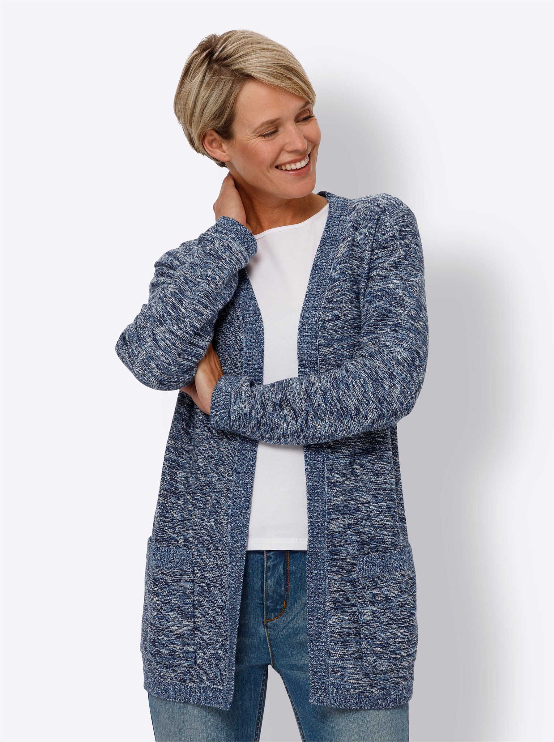 Sieh an! Strickjacke Longstrickjacke günstig online kaufen