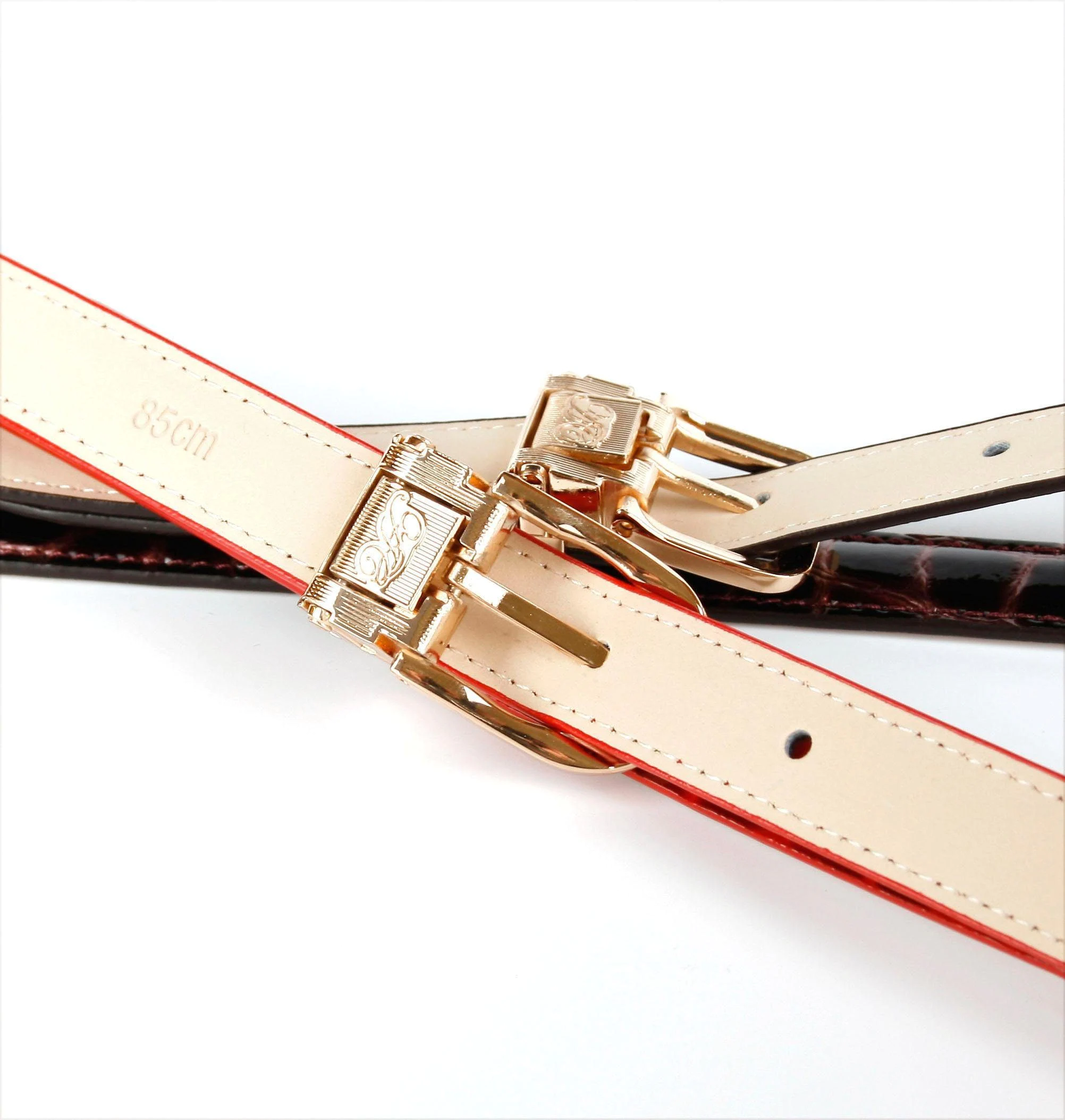Anthoni Crown Ledergürtel, in schmaler Form 2 cm breit günstig online kaufen