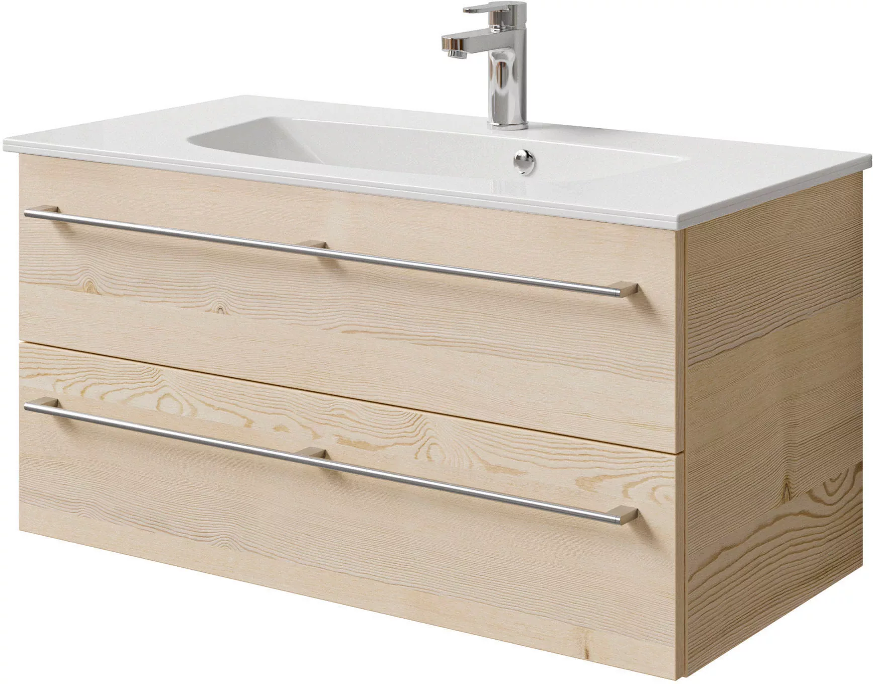 Saphir Waschtisch "Serie 6025 Mineralmarmor-Waschtisch mit Unterschrank, 97 günstig online kaufen