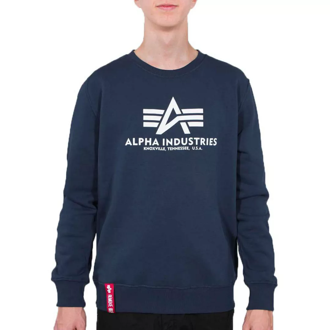 Alpha Industries Basic Sweatshirt S New Navy günstig online kaufen