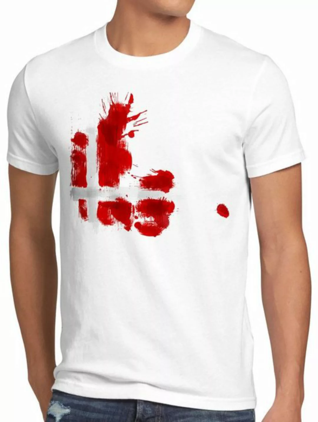 style3 Print-Shirt Herren T-Shirt Flagge Dänemark Fußball Sport Denmark WM günstig online kaufen
