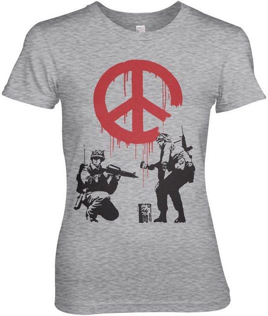 Hybris T-Shirt Soldiers Painting CND Sign Girly Tee günstig online kaufen