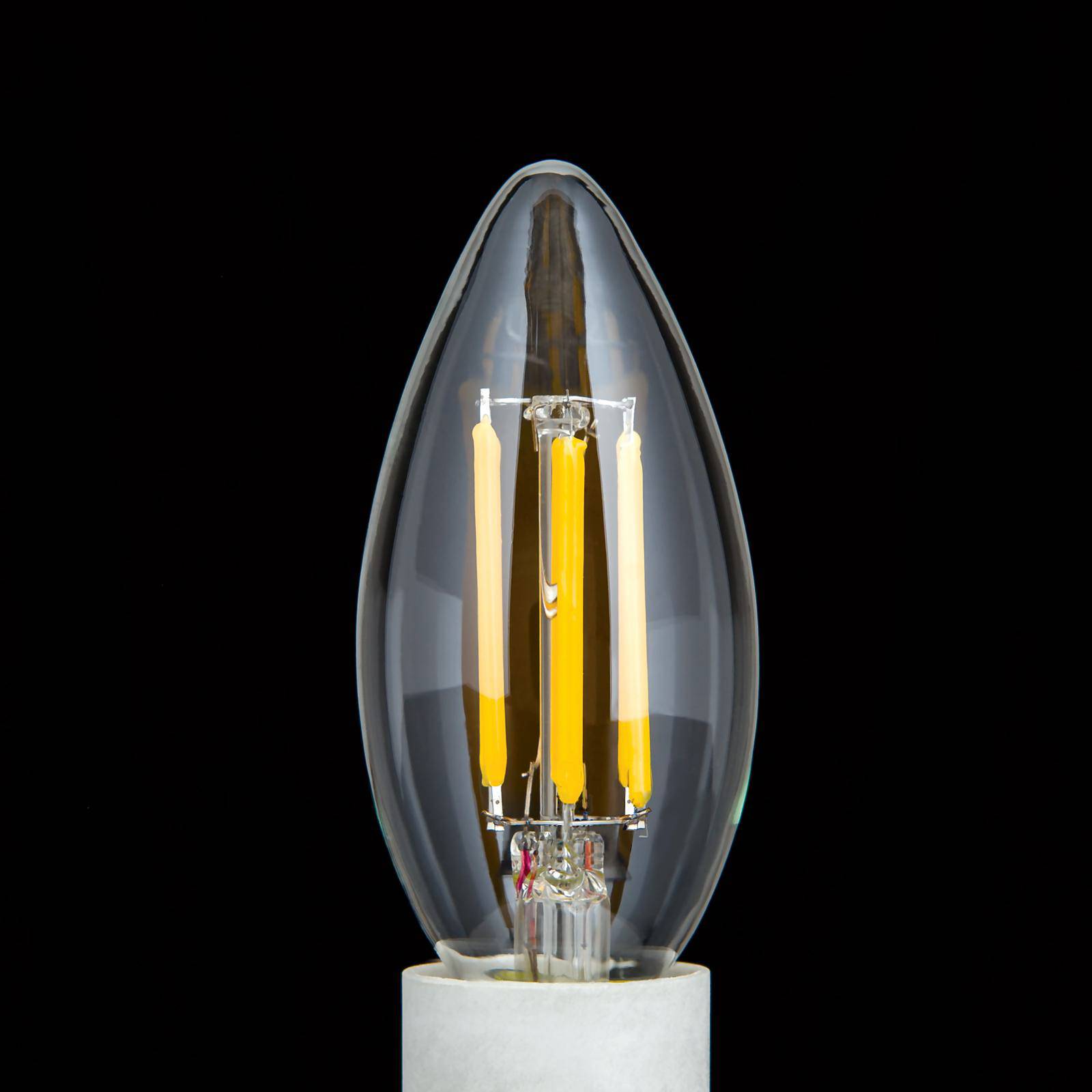 LED-Leuchtmittel Filament E14 C35 klar 6W 827 720lm dimmbar günstig online kaufen