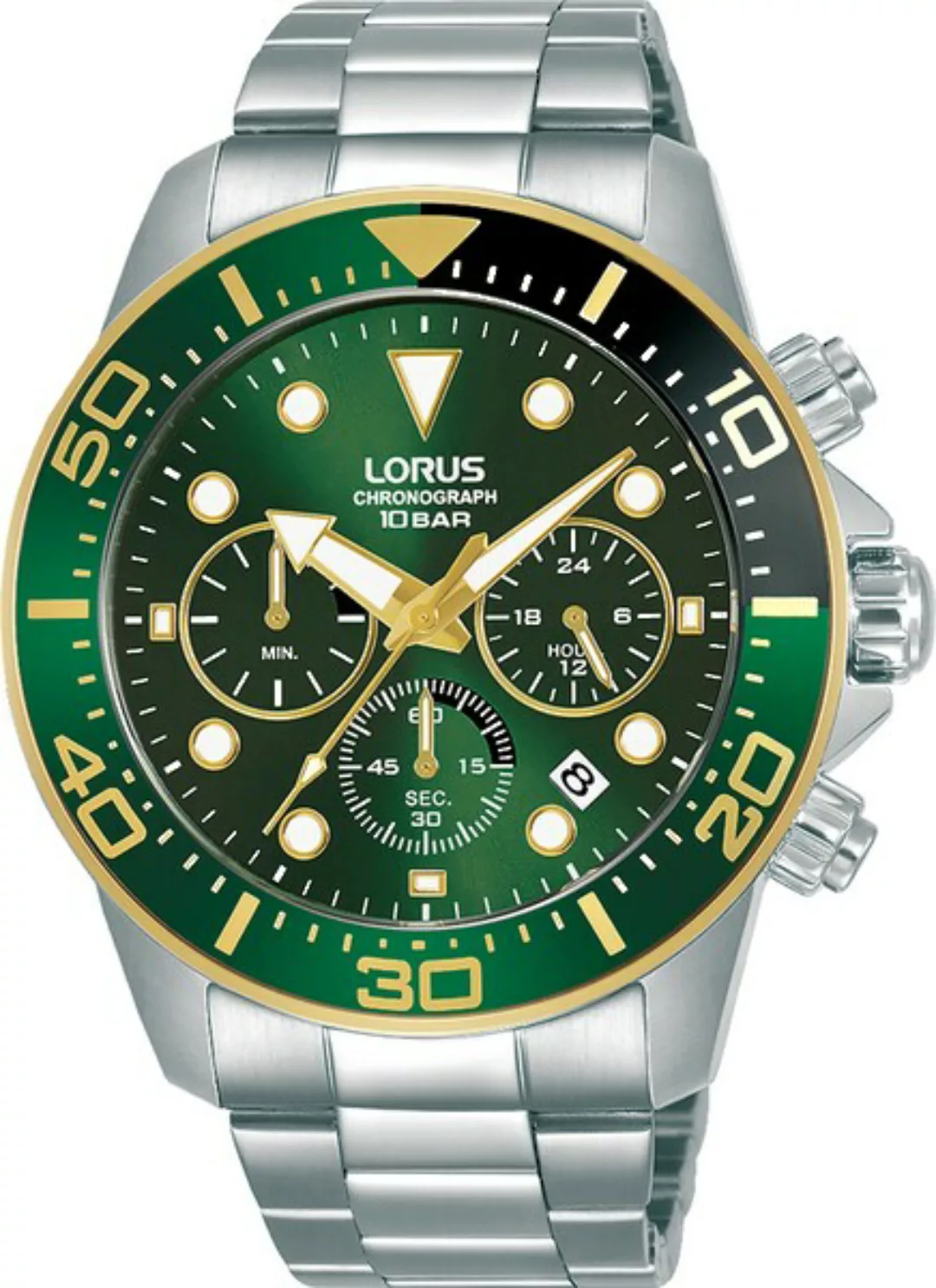 LORUS Chronograph »RT340JX9«, Armbanduhr, Quarzuhr, Herrenuhr, Stoppfunktio günstig online kaufen