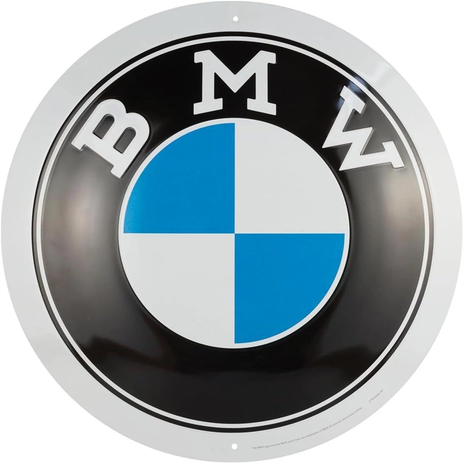 Nostalgic-Art Blechschild 35 cm Rund - BMW - Logo günstig online kaufen