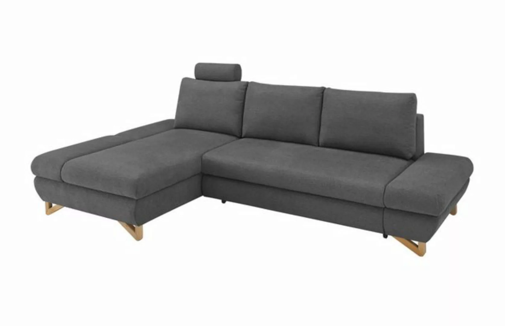 Furn.Design Ecksofa Skalm, Bettfunktion und Bettkasten, Armlehnen verstellb günstig online kaufen