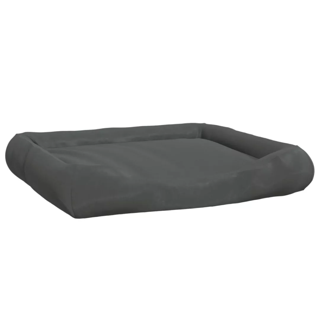 Vidaxl Hundebett Mit Kissen Dunkelgrau 115x100x20 Cm Oxford-gewebe günstig online kaufen